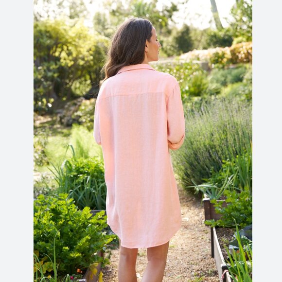 Frank & Eileen MARY Classic Shirtdress Size: S Pink - Picture 11 of 16